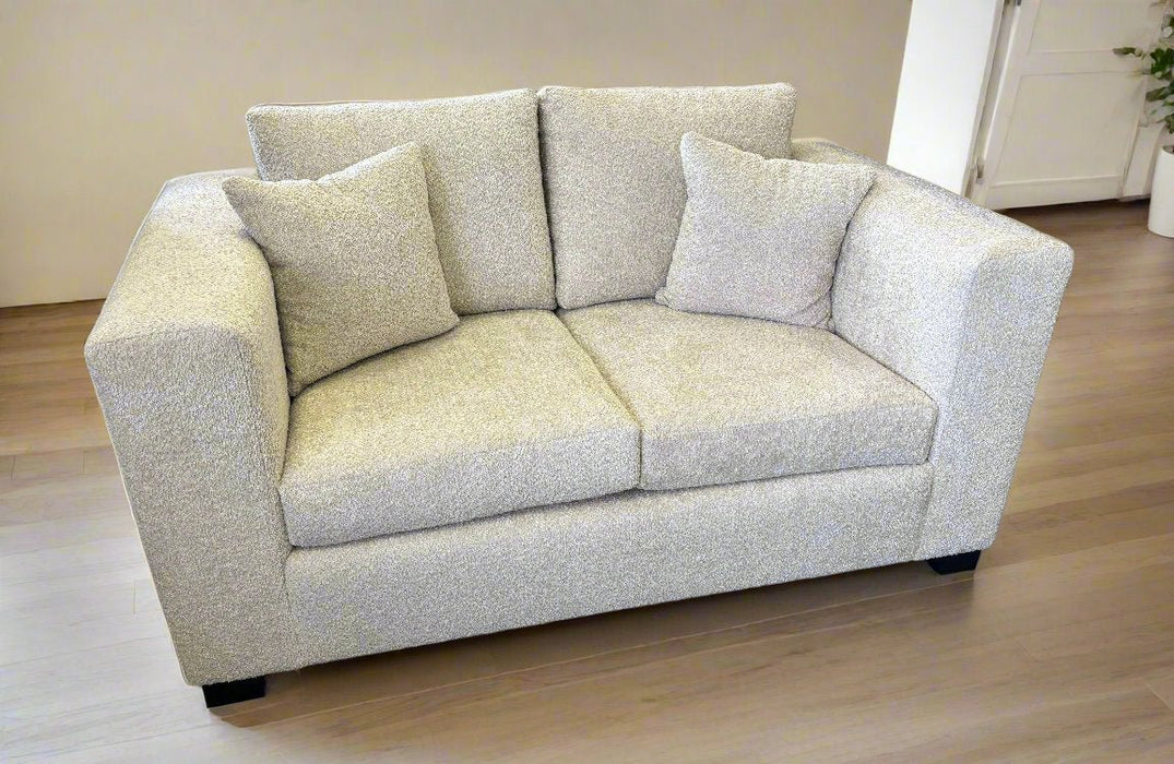 Amish Ashton Loveseat Stationary Love Seats Contemporary Indoor Fabric Modern Weaver's Fabrics