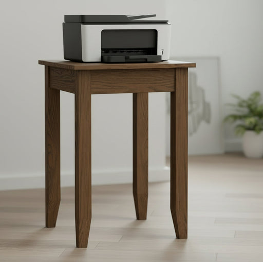 Amish Ashton Printer Table FC-42000 Almond on Oak Lamb Wood Working Quick Ship