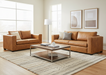 Amish Ashton Westbrook Leather Comfy Modern Plush Couches