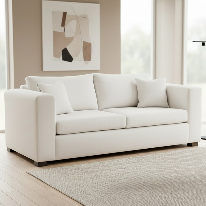 Amish Ashton Westbrook Sofa Plush Cushions Modern Comfy Hand Made Couch