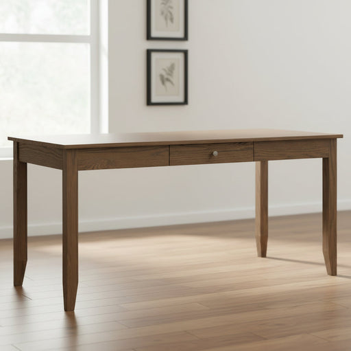 Amish Ashton Writing Desk Quick Ship Lamb Woodworking FC-42000 Almond on Oak