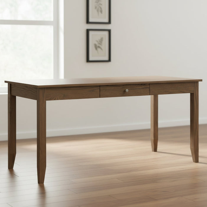 Amish Ashton Writing Desk Quick Ship Lamb Woodworking FC-42000 Almond on Oak