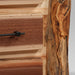 Amish Aspen Log Bedroom Leg Close Up