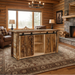 Amish Aspen Log Sliding Barn Door Entertainment Center Quick Ship Amish Log Furniture