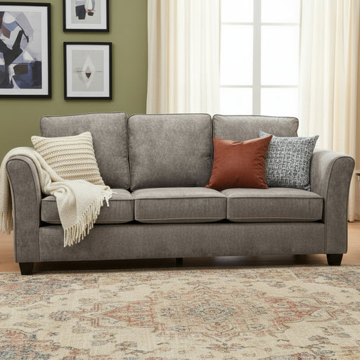 Amish Auburn Sofa Stationary Sofas Contemporary Indoor Fabric Weaver's Fabrics