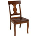 Amish Auburn Dining Chair - Berlin Woodworking - Solid Brown Maple Amish Dining Chair