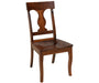 Amish Auburn Dining Chair - Berlin Woodworking - Solid Brown Maple Amish Dining Chair