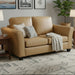 Amish Auburn Loveseat Stationary Love Seats Contemporary Indoor Fabric Weaver's Fabrics
