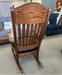 Amish Auntie's Rocker - Buckeye Rockers - AR35 - Solid Oak Rocking Chair 2