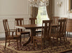 Amish Aurora Dining Set - Formal Amish Dining Set - Cherry Wood - Medium Stain - Amish Solid Cherry Dining Set