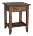 Amish Austin End Table - Amish 22" Square End Table - Solid Maple Amish End Table 