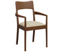 Amish Avocet Fabric Dining Chair - Amish Upholstered Dining Chair - Mid-Century Amish Dining Chair - Y&M Chair- - Arm Chair