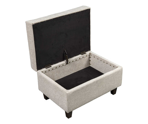 Amish Baltimore Storage Ottoman - Open Photo