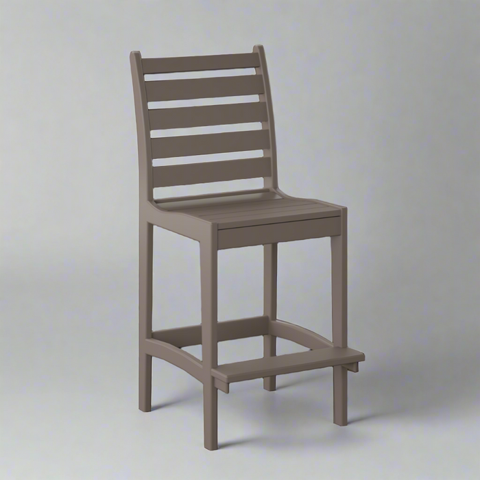 Amish Bar Height_Meadow_Side_Chair Poly Dark gray outdoor furniture