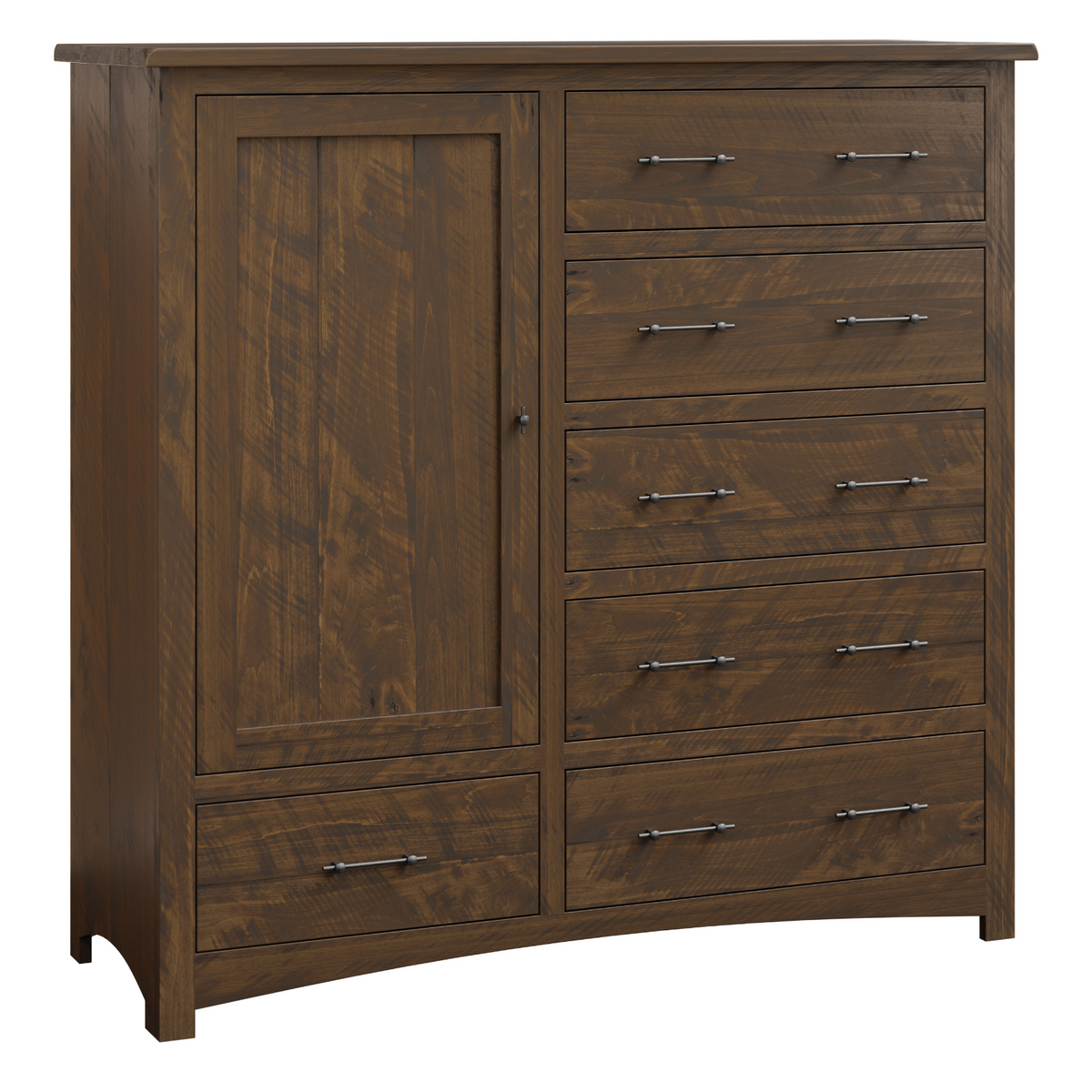 Amish Barn Floor Gentleman's Chest - Rough Sawn — Our Family Craft Shop