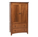 Amish Barrs Mill Mission Armoire - J&M Woodworking - Solid Quarter Sawn White Oak Amish Bedroom Set - Mission Bedroom Set Solid QSWO - OCS-113 Michaels Stain