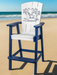 Amish Bayside Bar chair
Amish Made Poly Bar Chair
Bright White on Patriot Blue (Sunset)