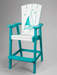 Amish Bayside Bar chair
Amish Made Poly Bar Chair
Bright White on Aruba Blue (Sailboat)