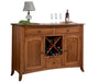 Amish Belamar 2-Door Wine Buffet
Hardware: K2040 BL Knobs
1 Adjustable Wood Shelf Behind Door
Holds up to 12 Wine Bottles