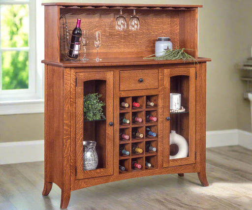Amish Made Belamar Wine Cabinet w/ top
QSWO -OCS 113 Michael`s