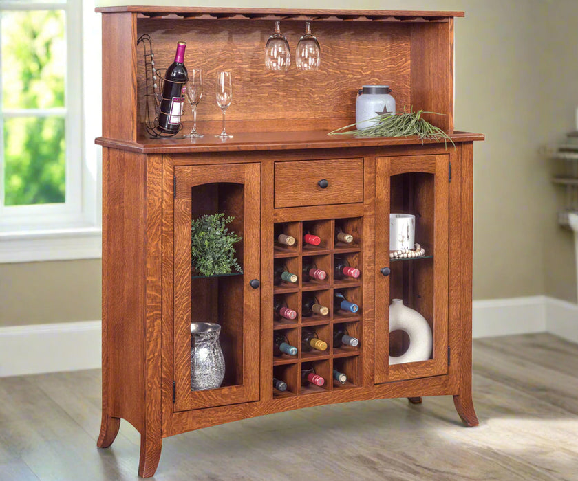 Amish Made Belamar Wine Cabinet w/ top
QSWO -OCS 113 Michael`s