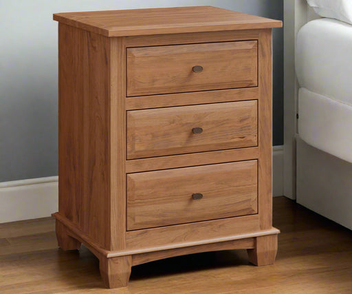 Amish Bella 3 Drawer Night Stand
