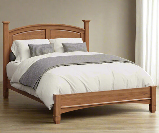 Amish Bella Bed
Unique Bella Style Base
Dovetailed Slats
Lag Bolted Fasteners