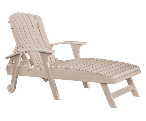 Amish Bentback Adirondack Chaise Lounge - Walnut Lane Poly - Amish Made Poly Chaise Lounge 1