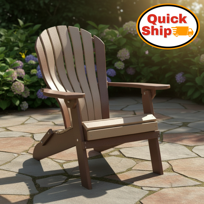 Amish Bentback Folding Adirondack Chair Quick Ship[ In-stock Ready to Deliver