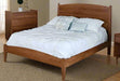 Amish Benton Bedroom Set Built with Cherry Wood FC 104 Chestnut - Mid Century Modern Bedroom Style Stain Front Facing