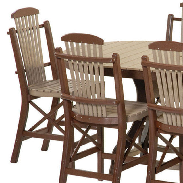 Amish Bentwood Bentpoly Counter Dining Chair Rabers Poly Furniture