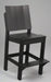 Amish Berkley Bar Side Chair - Black Poly 