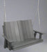 Amish Berkley Poly 4' Swing - All Dark Gray Poly - Main Photo