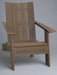 Amish Berkley Poly Adirondack Chair - All Brazilian Walnut Poly - Front Facing Photo