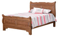 Amish Berkshire Sleigh Bed - Amish Made Sleigh Bed - Troyer Ridge Furniture - Rope Twist Detail