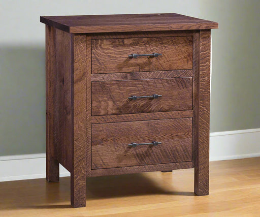 Amish Blue Ridge 3 Drawer Night Stand
Hardware: K-558-SI Pull
Slides: Full Ext. Side mount 