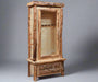 Amish Blue Ridge Aspen Log 6 Gun Cabinet Rustic Cabin Log Style Gun Cabinet