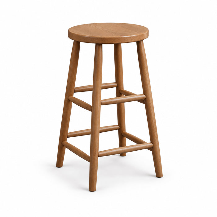 Amish Boone Plain Legged Mid Century Barstool