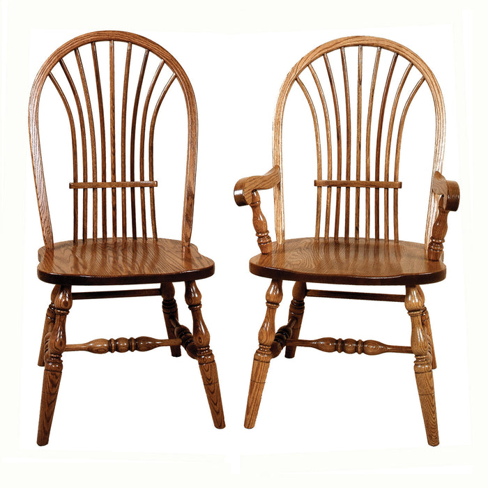 Amish Bow Sheaf Dining Chair
