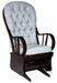 Amish Brown Maple Asbury Swivel Gliding Rocking chair