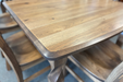 Amish Brantley Dining Set - Beveled Edge Detail - Rustic Hickory - Lite Asbury