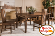 Amish Brantley Leg Dining Table Set - Solid Oak, Hickory, Or Maple - Ready in 3 Days - Quick Ship - Sunrise Furniture 3