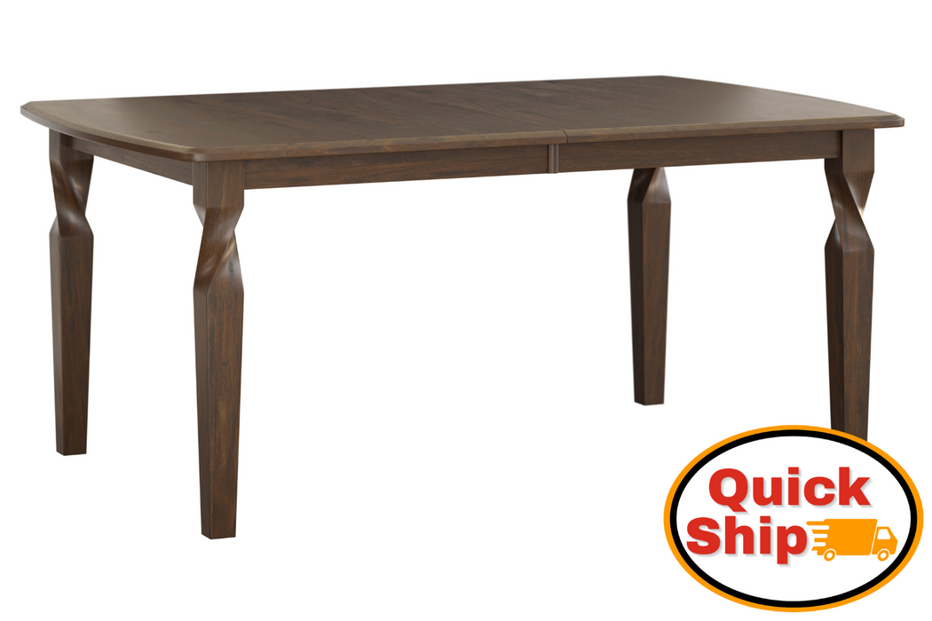 Amish Brantley Leg Dining Table Set - Solid Oak, Hickory, Or Maple - Ready in 3 Days - Quick Ship - Sunrise Furniture 4