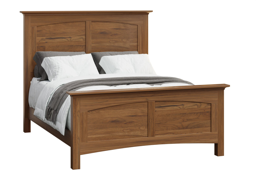 Amish Buckeye Bed Panel Beds Contemporary