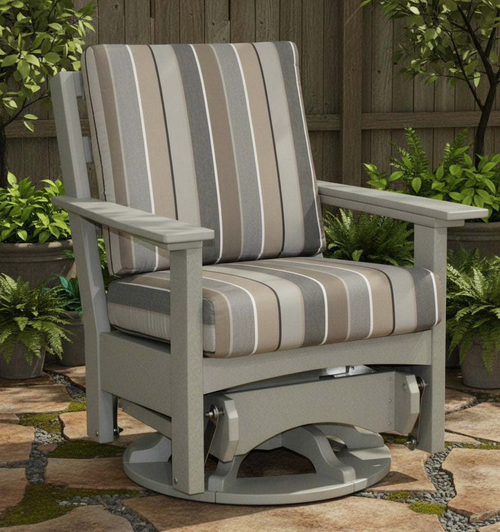 Amish Regal Swivel Glider