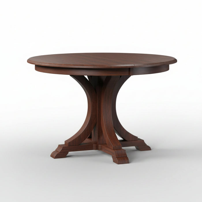 Amish Buckeye Single Pedestal Table Single Pedestal Tables Traditional