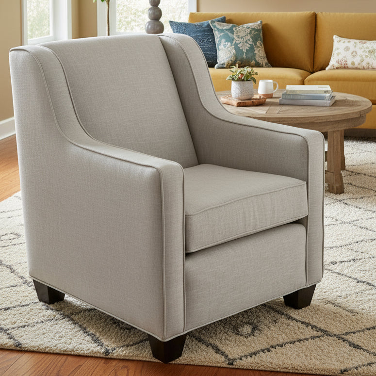 Amish Camdon Chair Stationary Chairs Contemporary Indoor Fabric Weaver's Fabrics