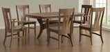 Amish Carson Dining Set Trestle Dining Table & Chair Sets Shaker Traditional