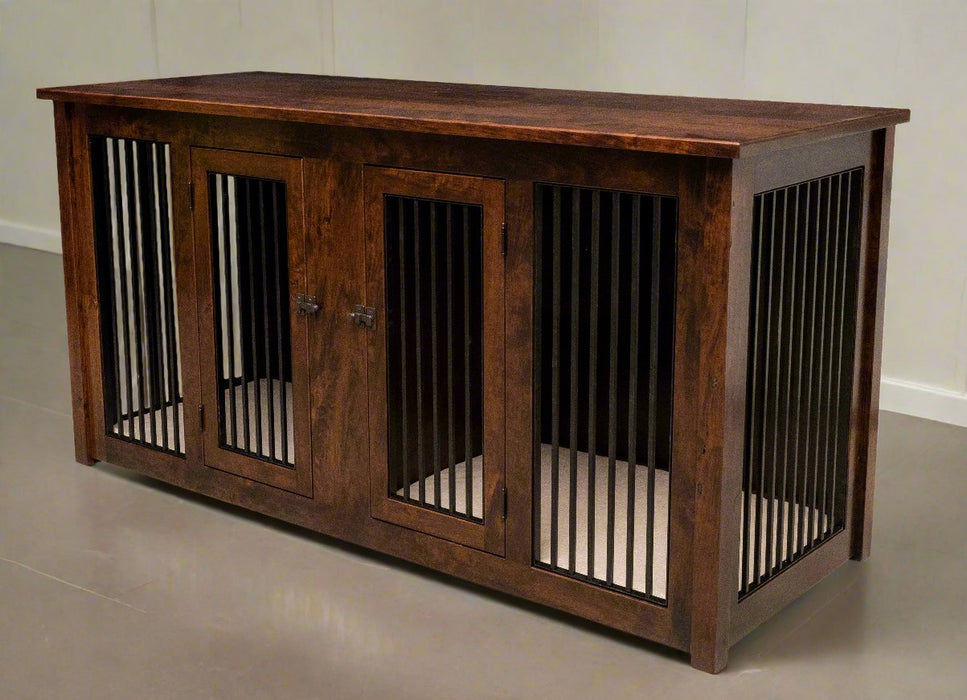 Amish Carson Double Pet Cabinet Pet Cabinets Mission