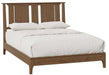 Amish Cassel Glen Bed Mid Century Style Solid Maple Wood Front Facing